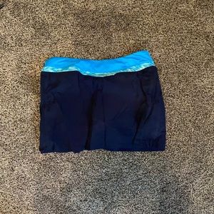 Navy skort